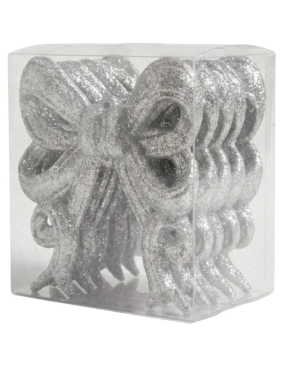 Set de ornamentos navideños moño Haus Holidays 3
