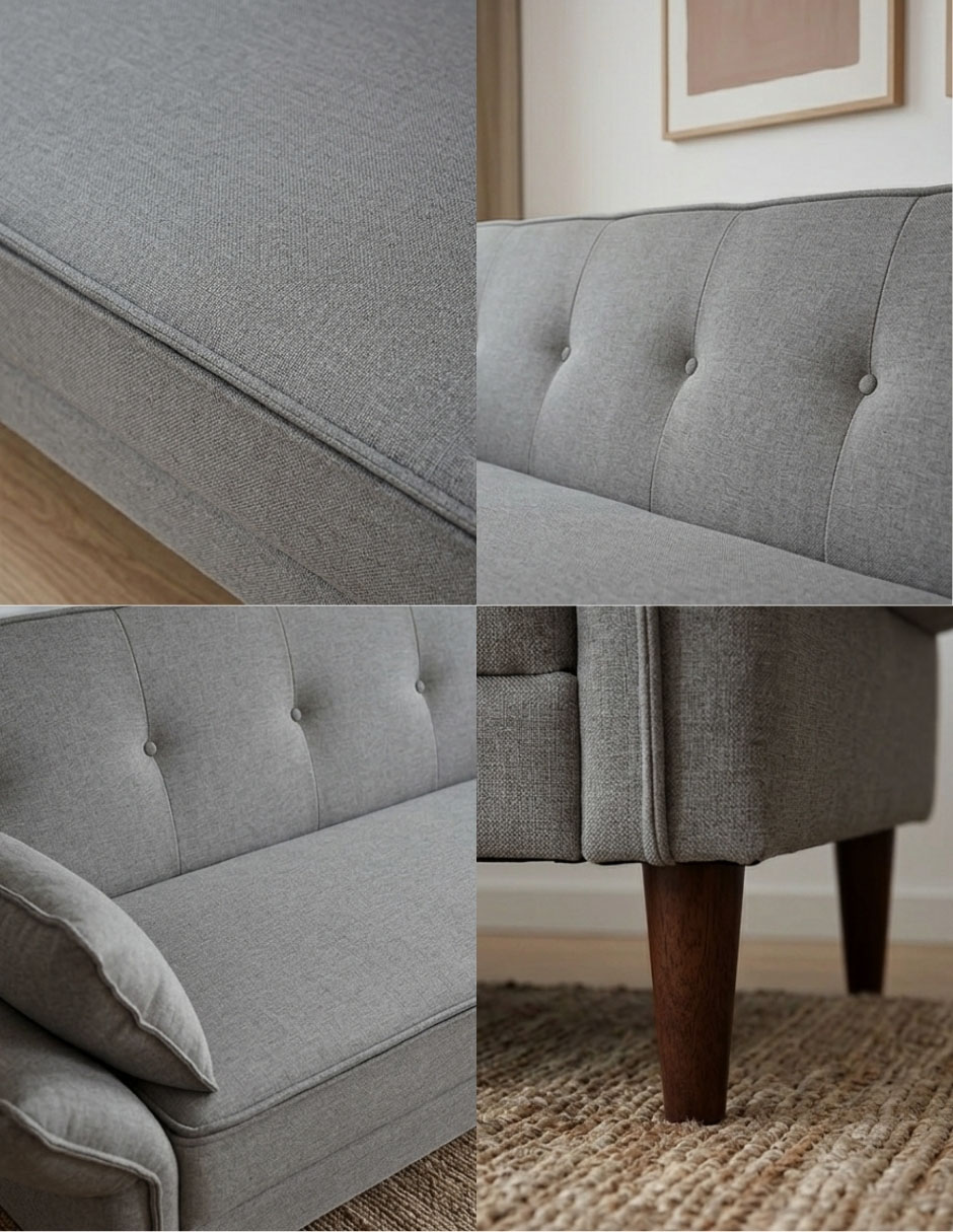 SOFÁ CAMA BROOKLYN *RE* T, GRIS OXFORD SOFÁ CAMA BROOKLYN *RE* T, GRIS OXFORD