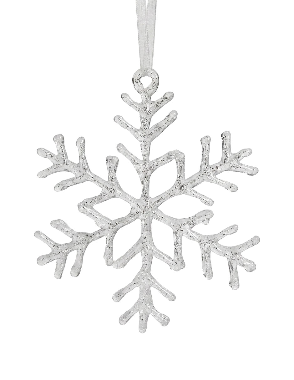 Ornamento navideño copo de nieve CHRISTMAS SPIRIT 1
