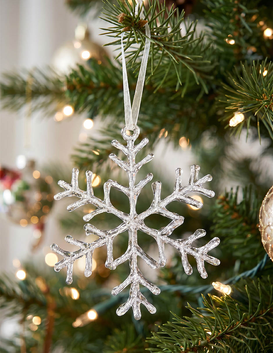 Ornamento navideño copo de nieve CHRISTMAS SPIRIT