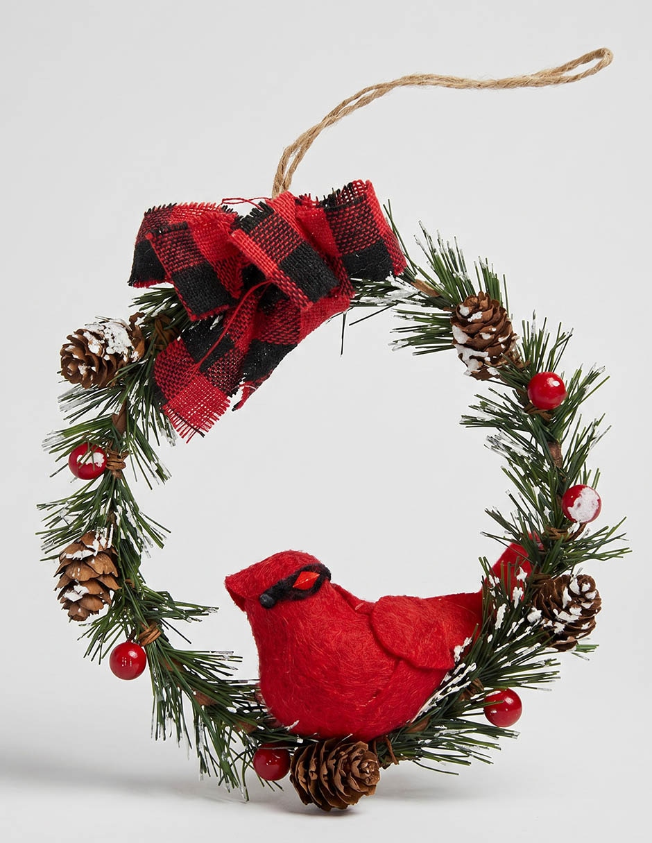 Ornamento navideño corona navideña Ornamento navideño corona navideña