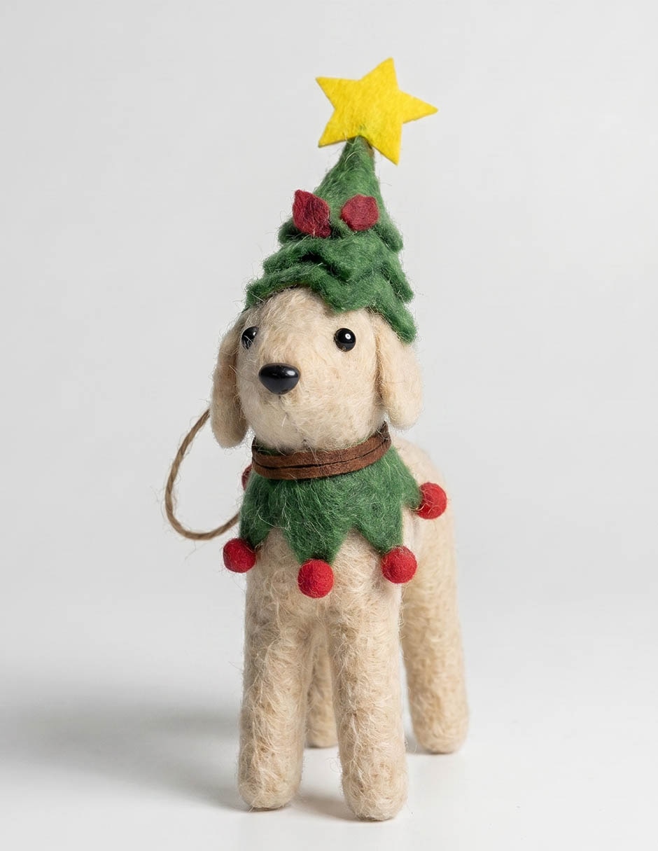 Ornamento navideño perro 1