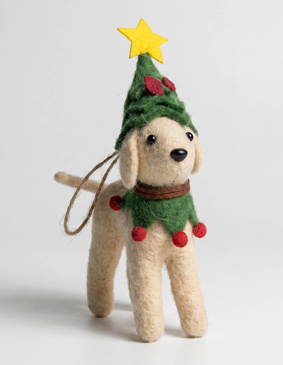 Ornamento navideño perro 2