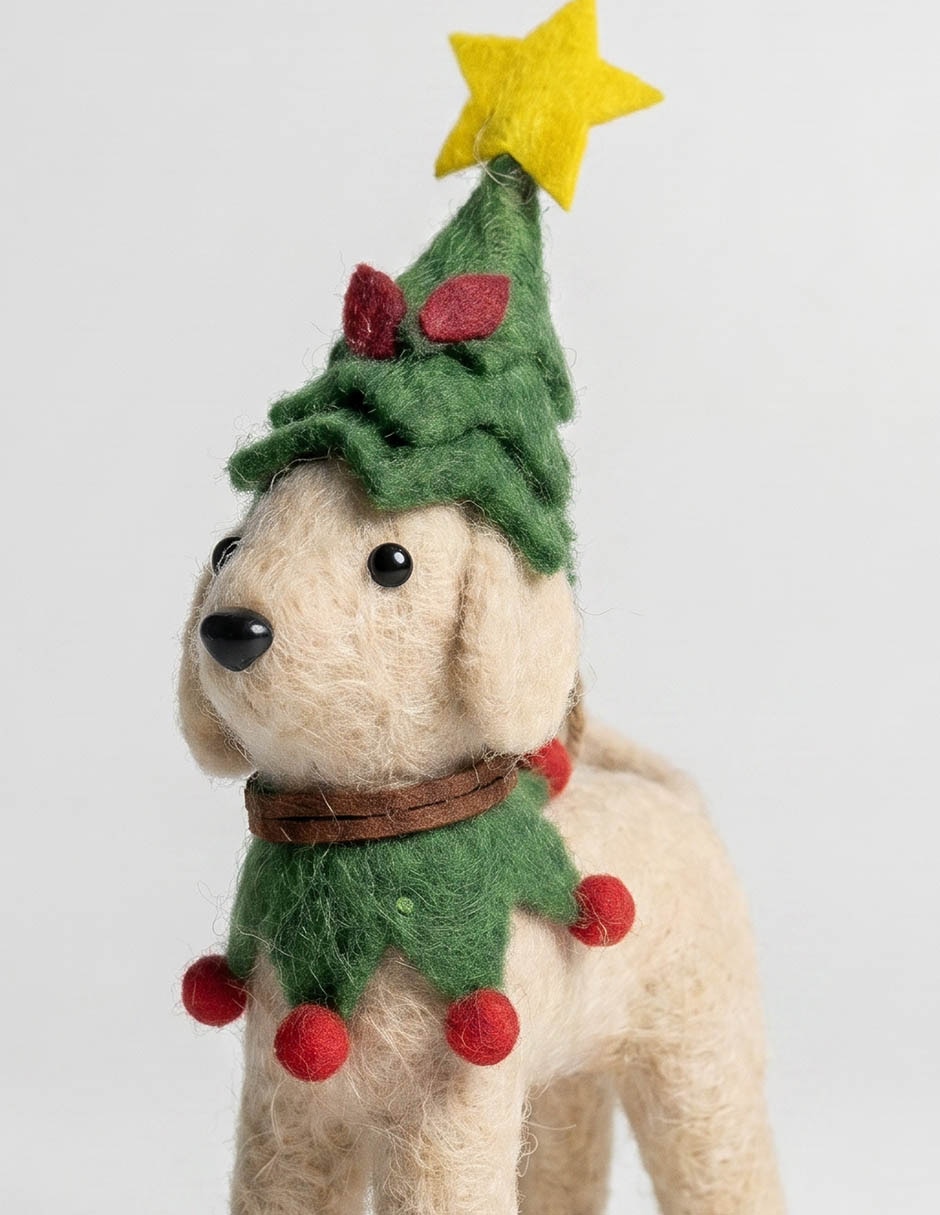 Ornamento navideño perro Ornamento navideño perro