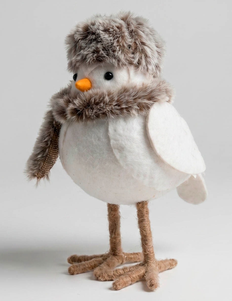 Figura decorativa navideña de pájaro 1