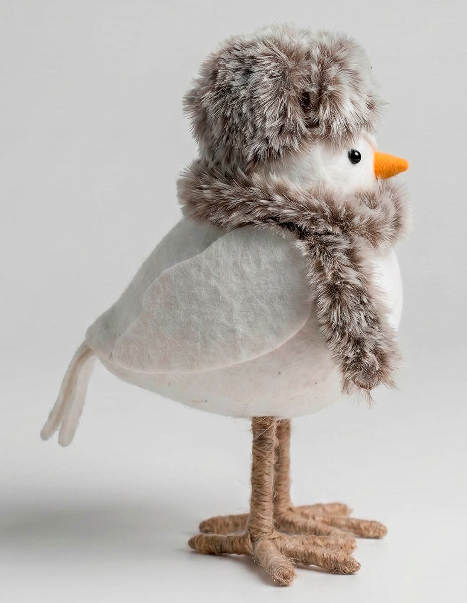 Figura decorativa navideña de pájaro Figura decorativa navideña de pájaro