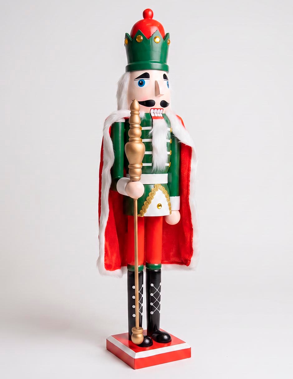 Figura decorativa de cascanueces christmas spirit 2