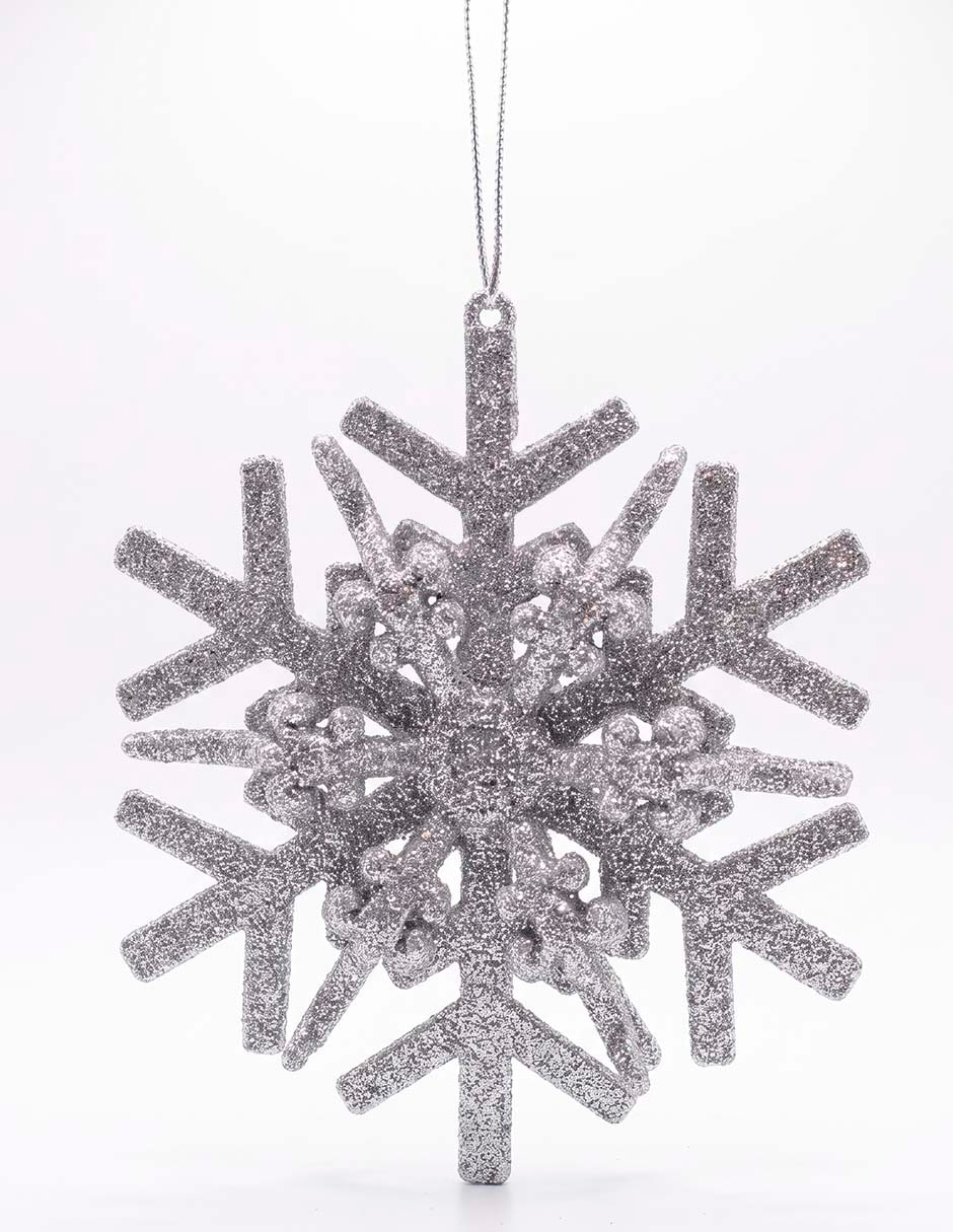 Ornamento Navidad copo de nieve 2