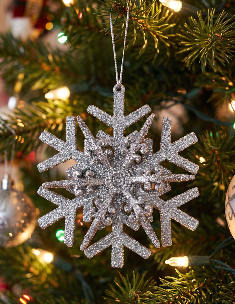 Ornamento Navidad copo de nieve 5