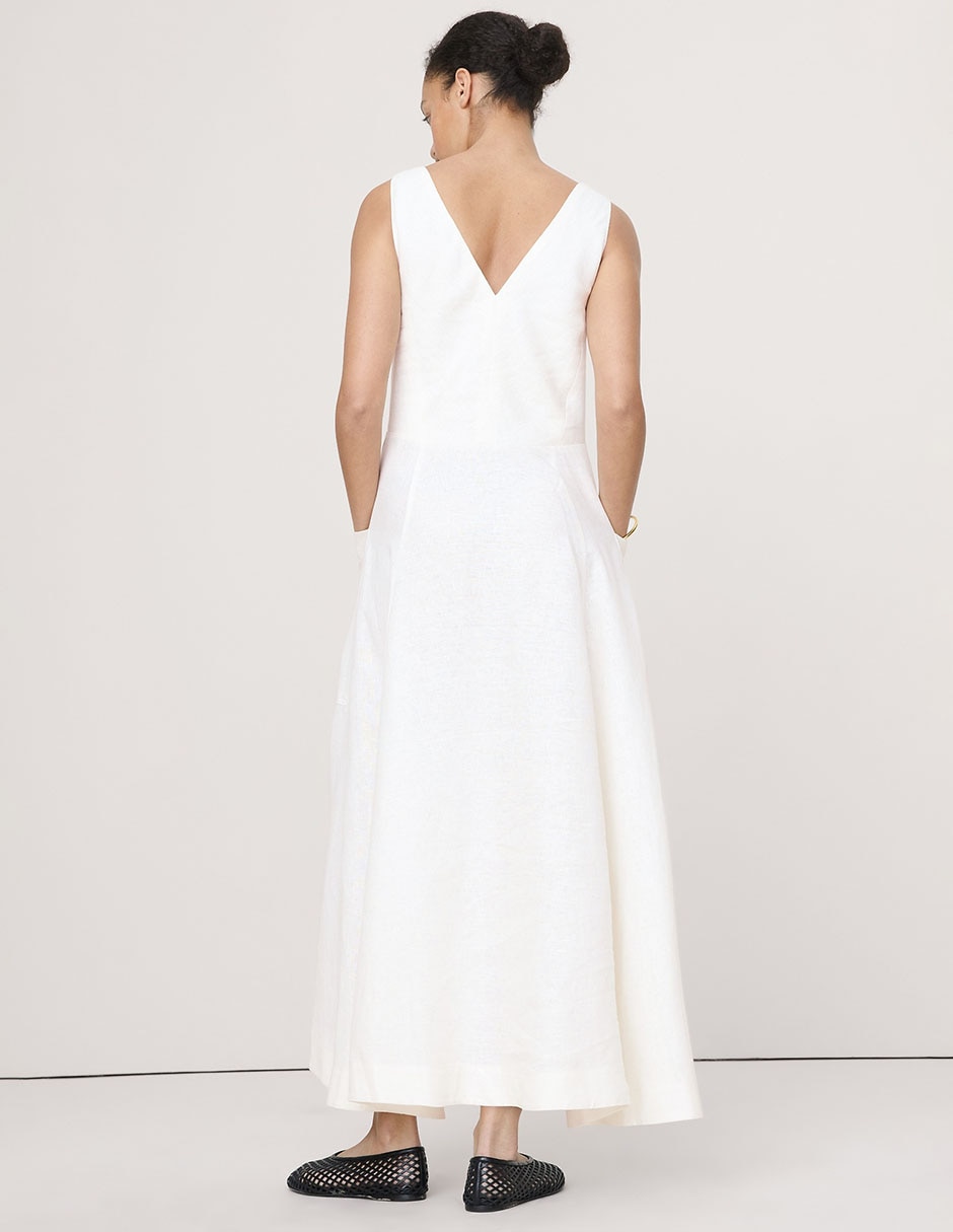Vestido midi casual para mujer
