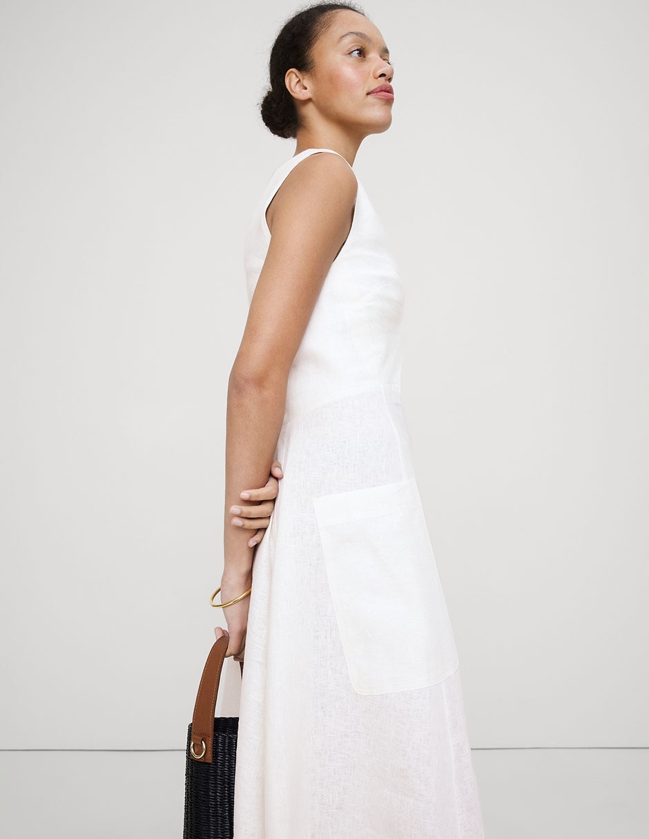 Vestido midi casual para mujer