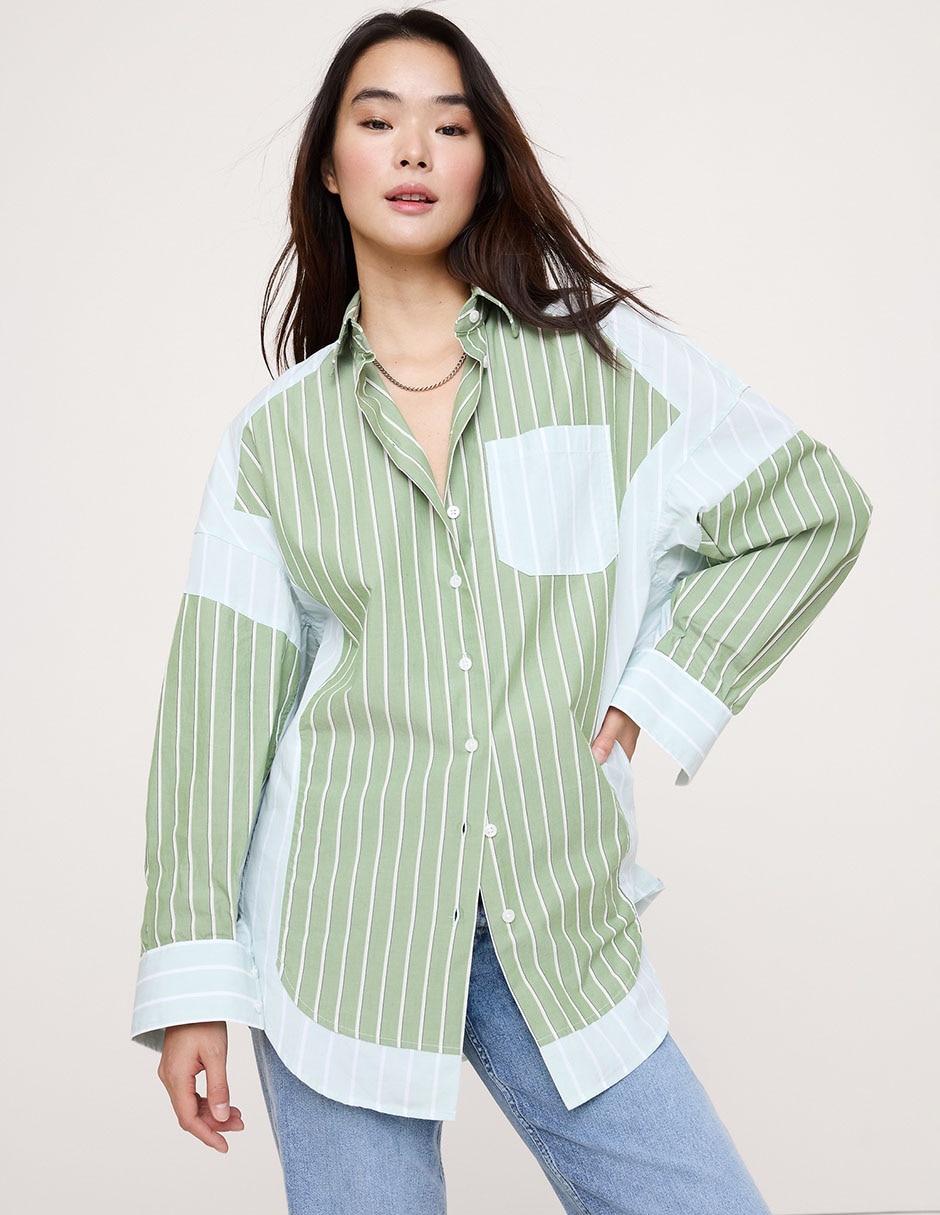Camisa manga larga para mujer