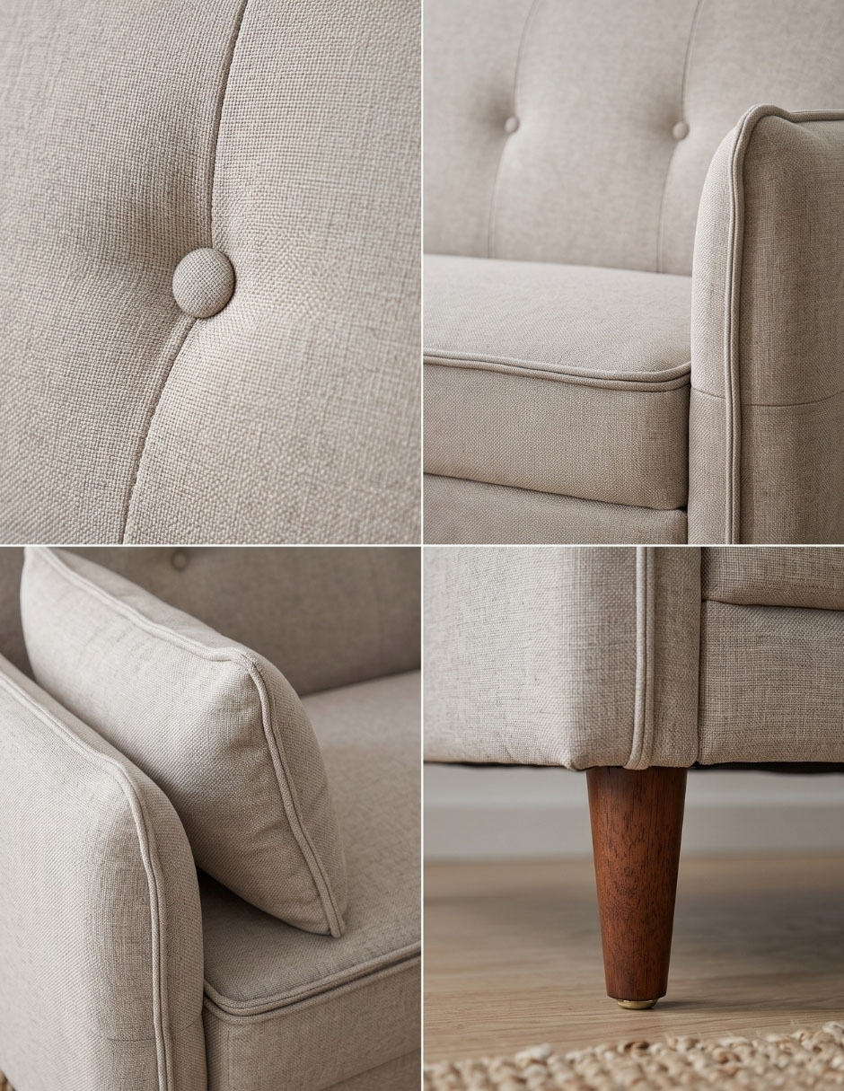 Sofá Cama Brooklyn *Ce* Tela, Taupe Sofá Cama Brooklyn *Ce* Tela, Taupe