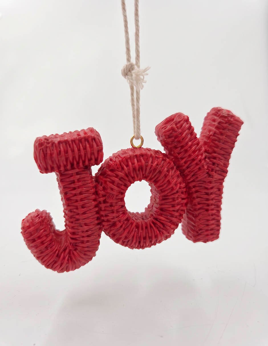 Ornamento navideño letras 1