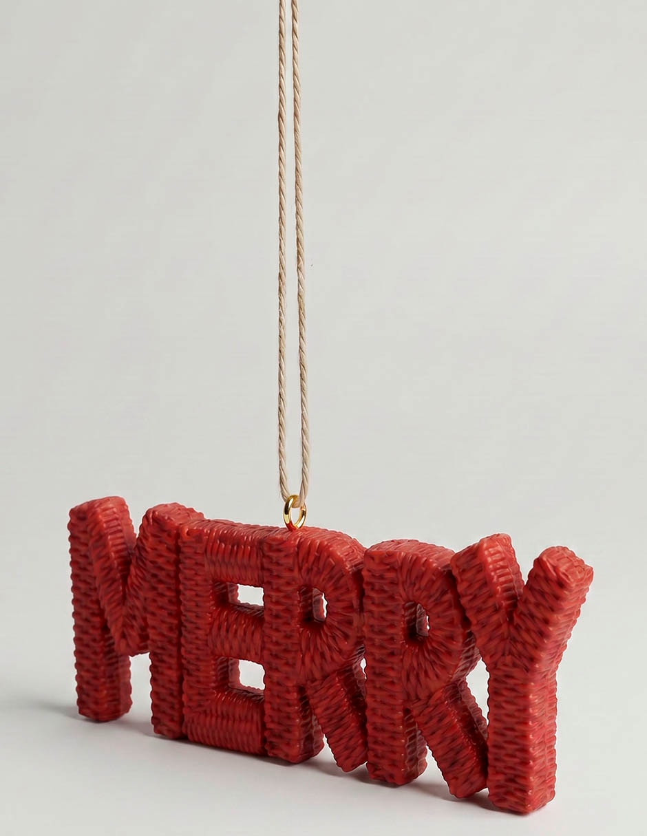 Ornamento navideño letras 2