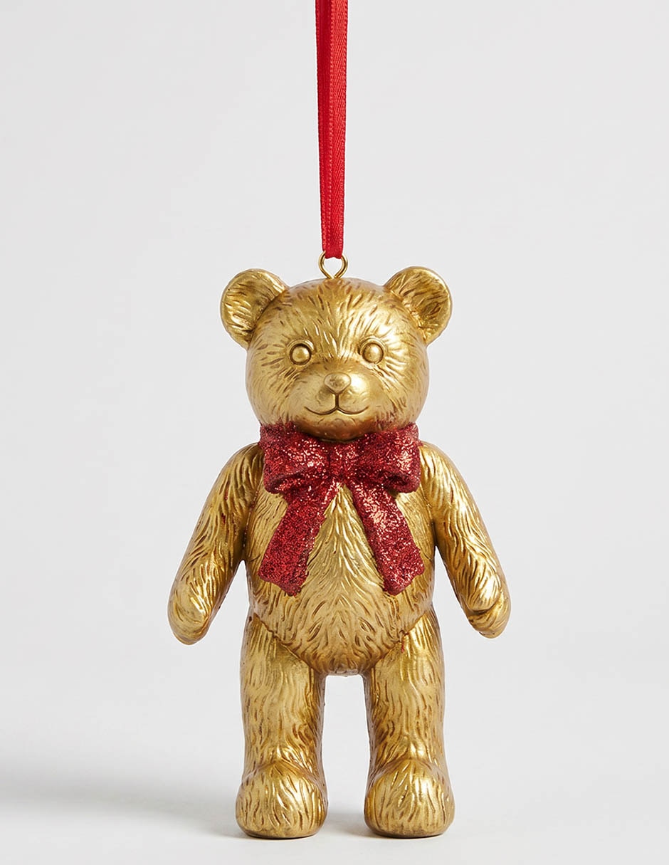 Ornamento navideño oso 1