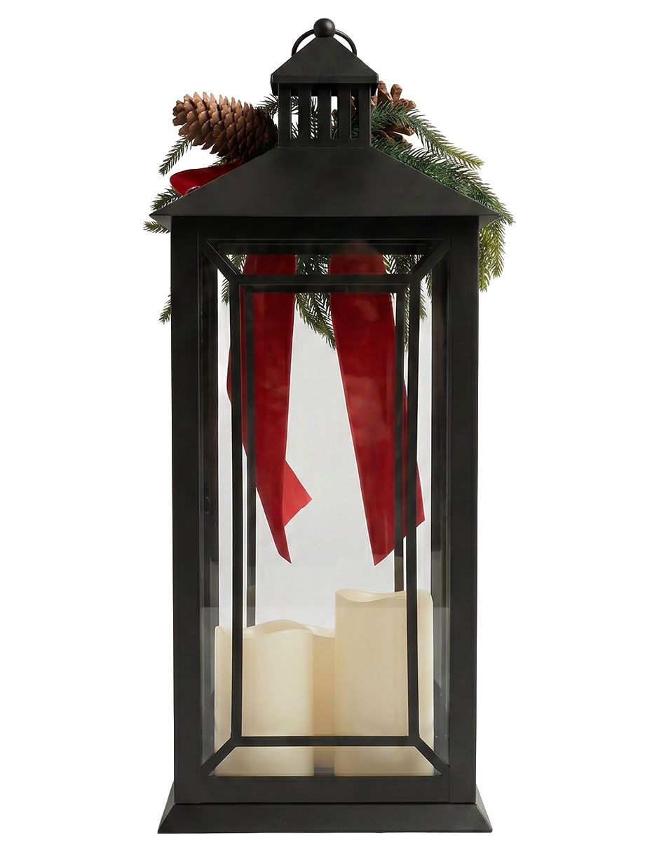 Figura decorativa navideña de faro
