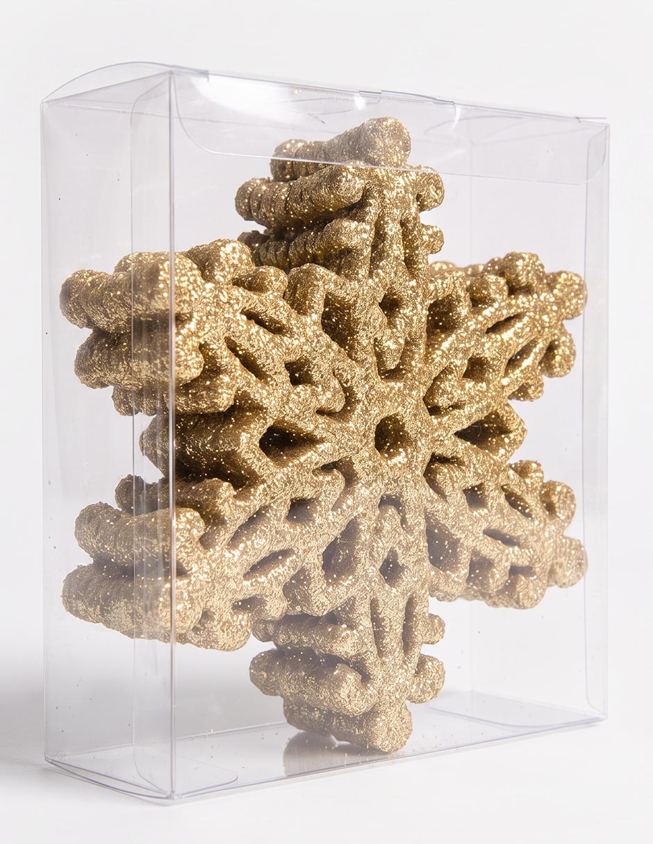 Set de ornamentos navideños copo de nieve Christmas Spirit 2