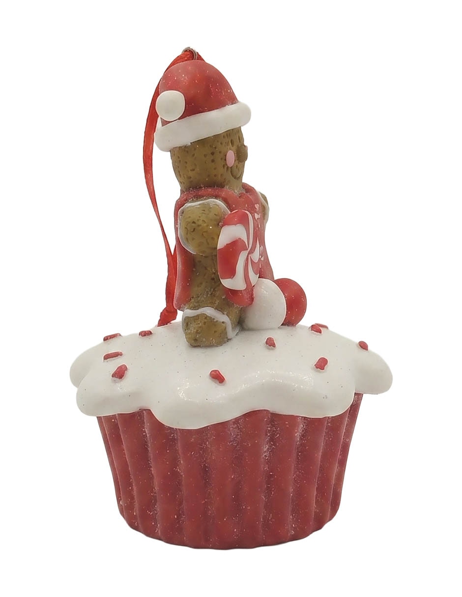 Ornamento navideño cupcake 2