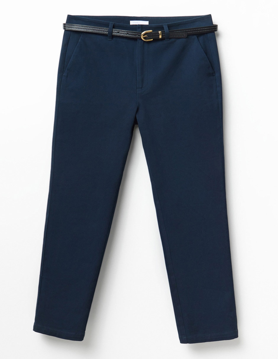 Pantalón chino recto para mujer 2