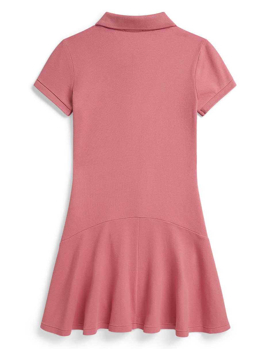 Vestido polo Polo manga regular para niña 2