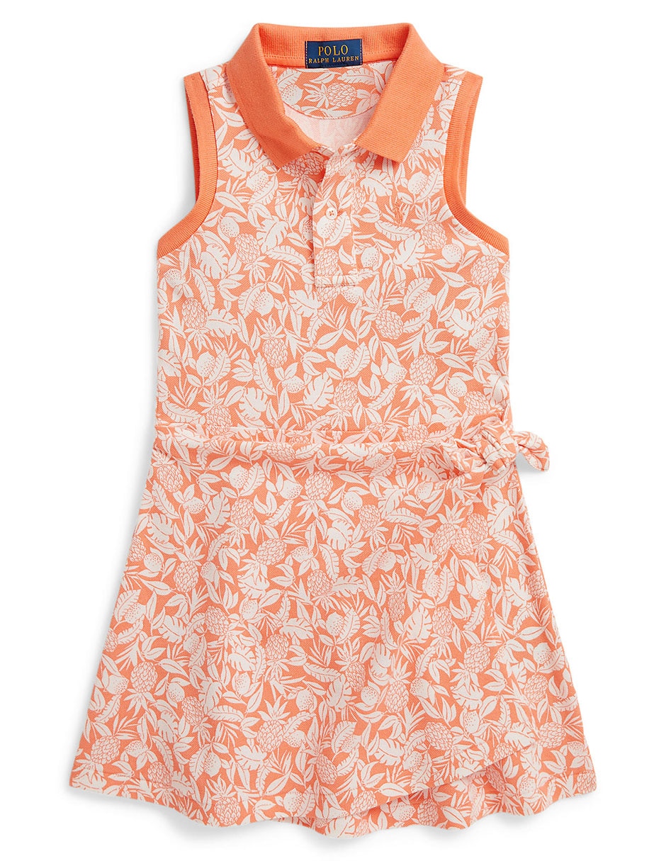 Vestido Polo sin manga para niña Vestido Polo sin manga para niña