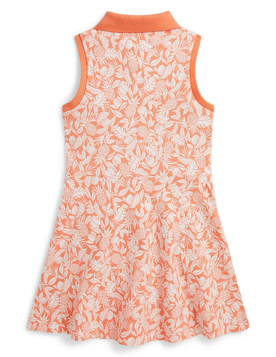 Vestido Polo sin manga para niña 2