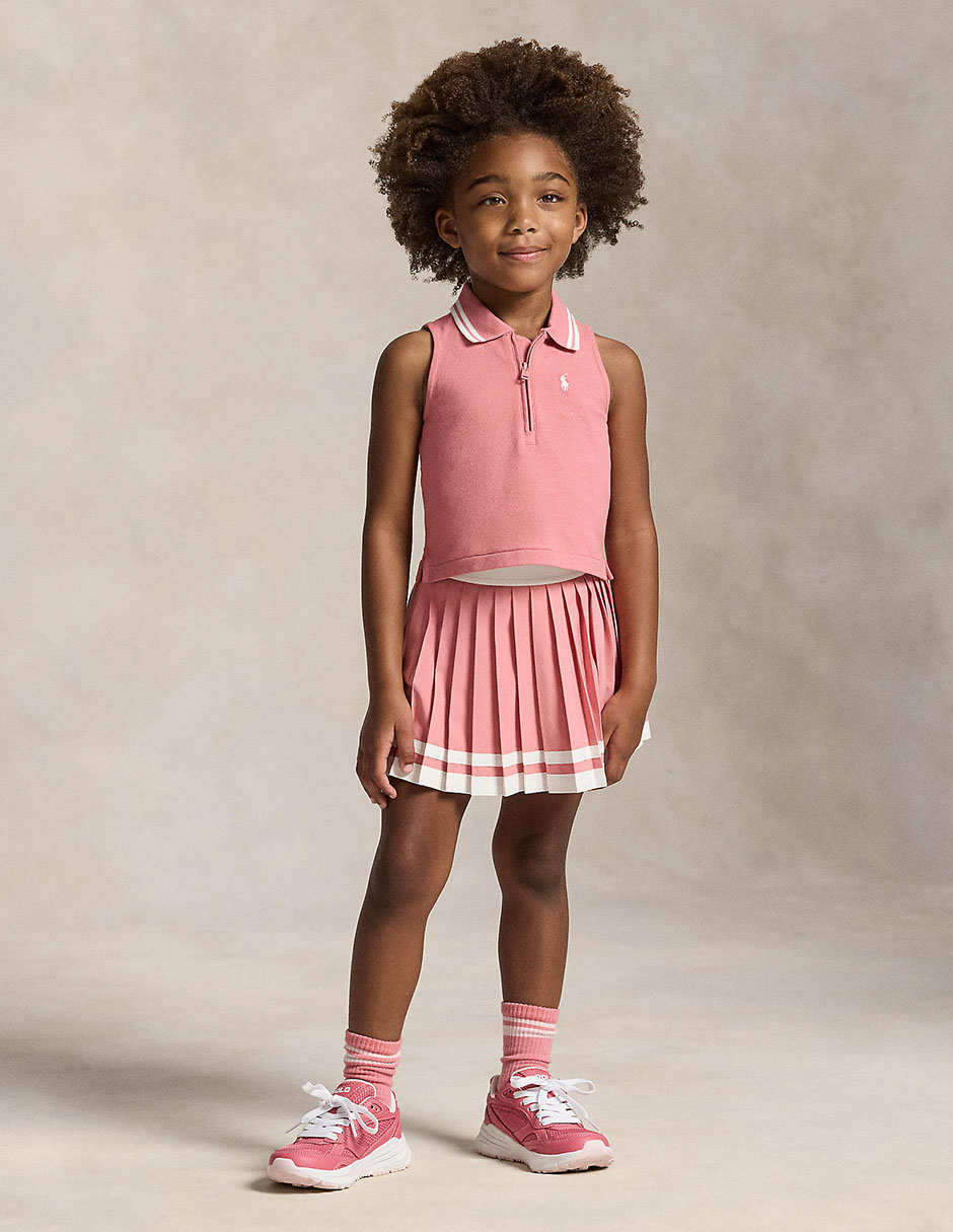 Falda short Polo para niña 6
