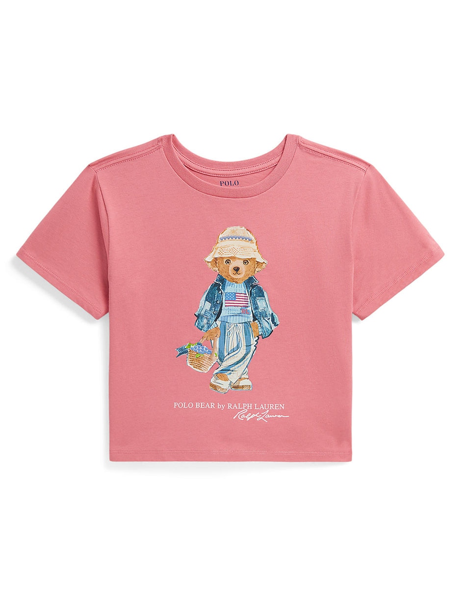 Playera manga corta para niña Playera manga corta para niña