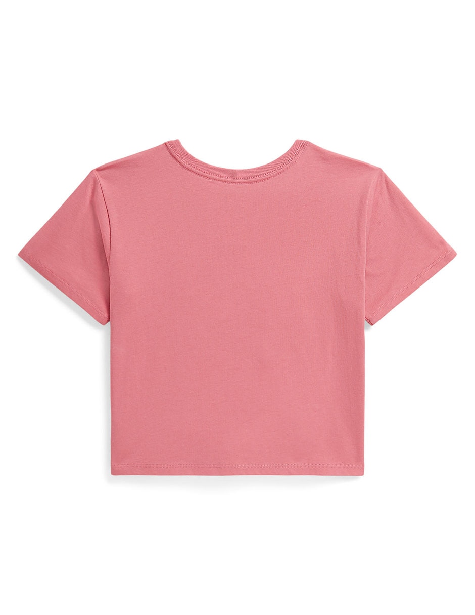 Playera manga corta para niña