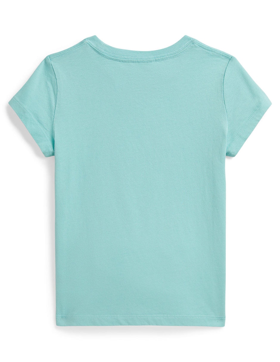 Playera manga corta para niña