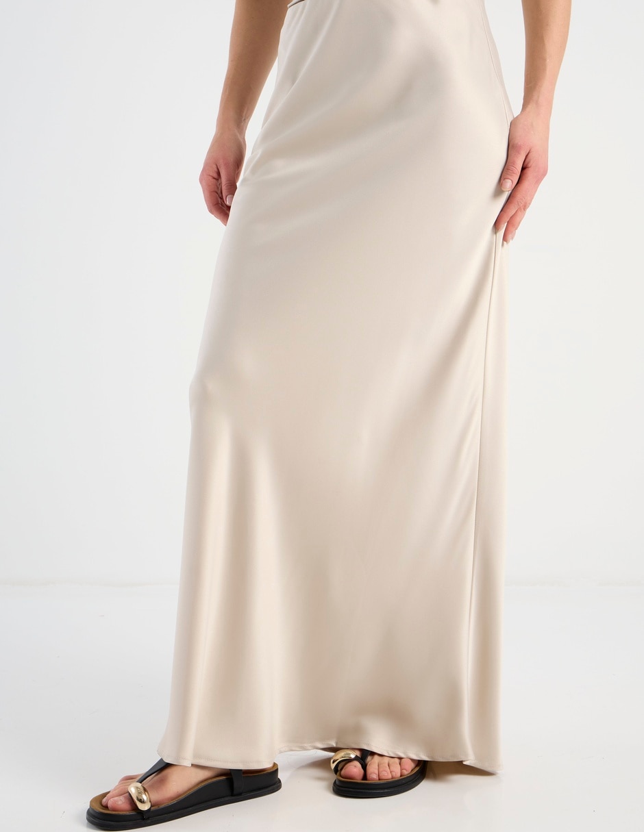 FALDA 10334592-SS26 LISO POLI