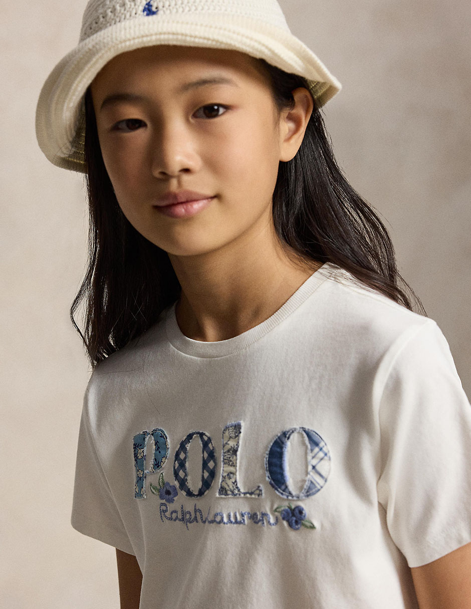 Playera manga corta para niña