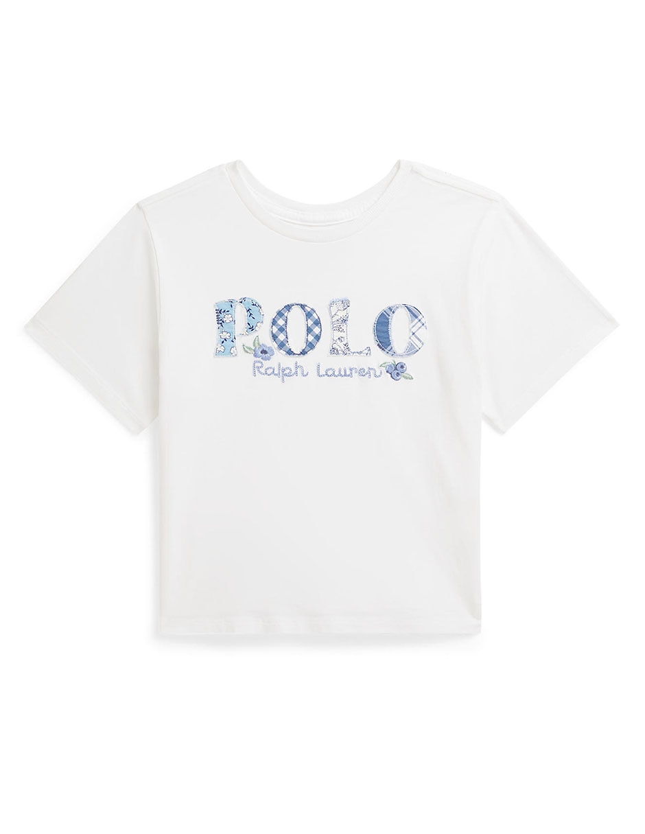 Playera manga corta para niña