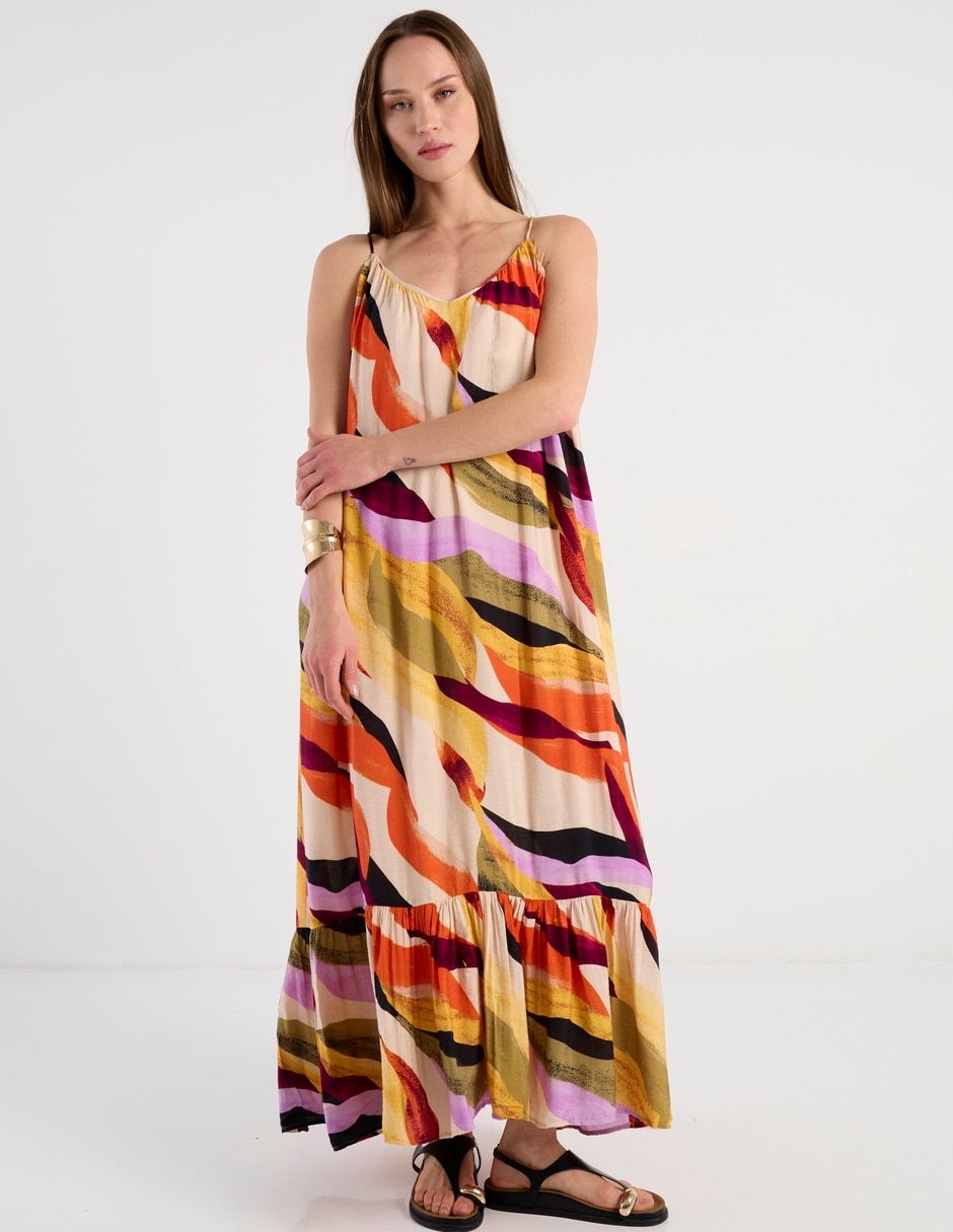 Vestido largo playa para mujer 2