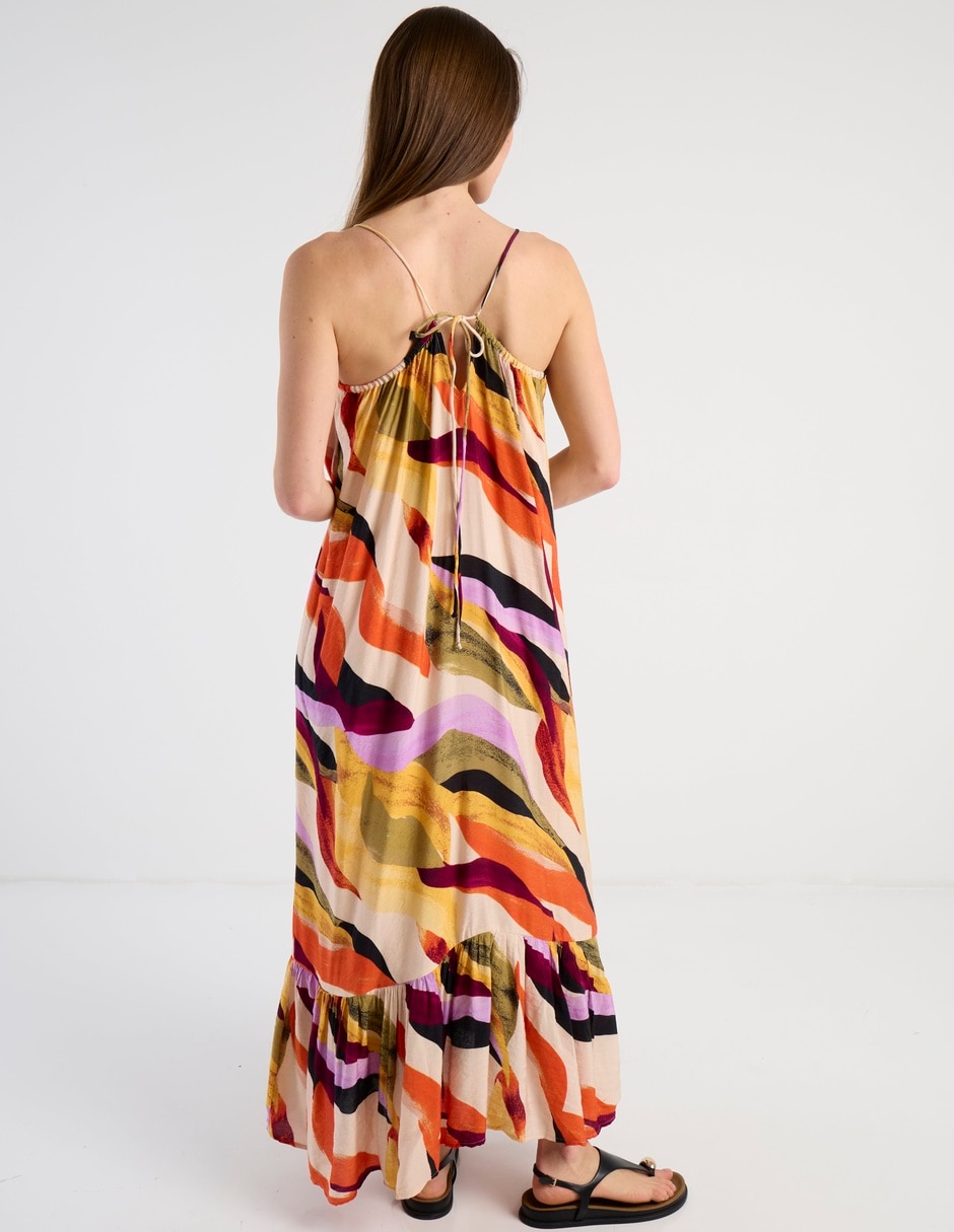 Vestido largo playa para mujer 6