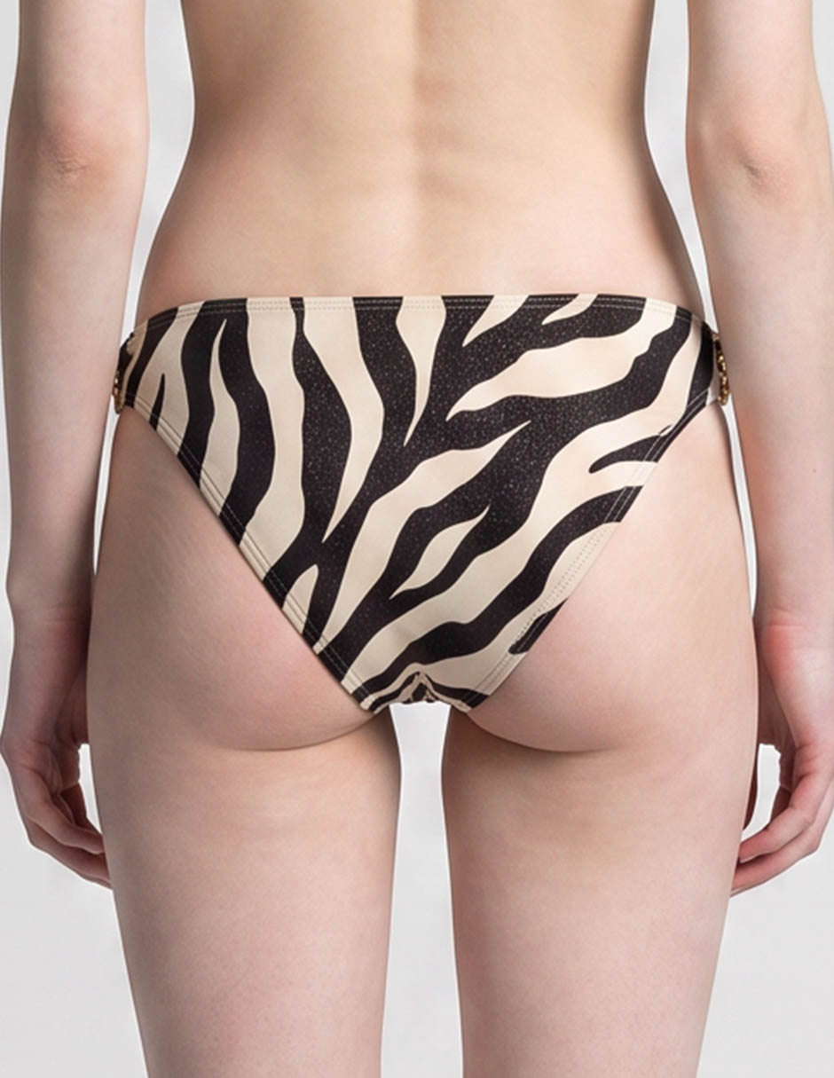Bikini estampado animal print a la cadera para mujer 2