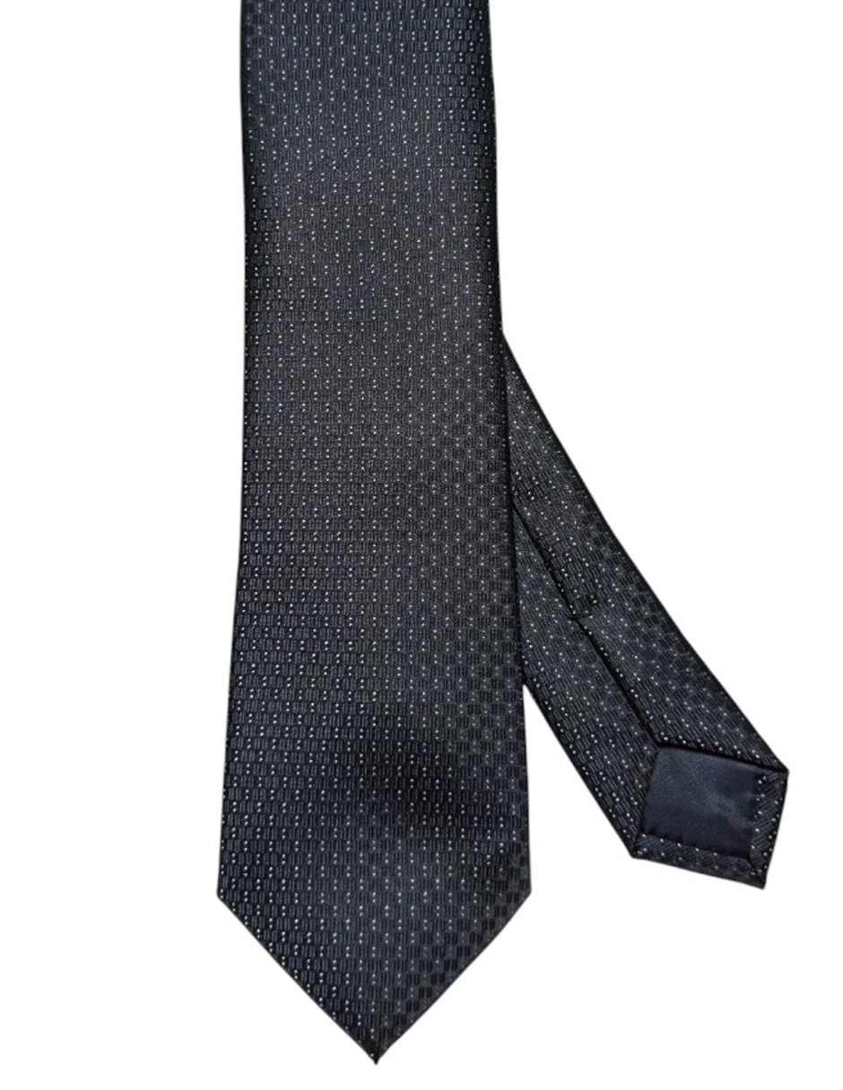 Corbata Calvin Klein regular de seda estampada para hombre