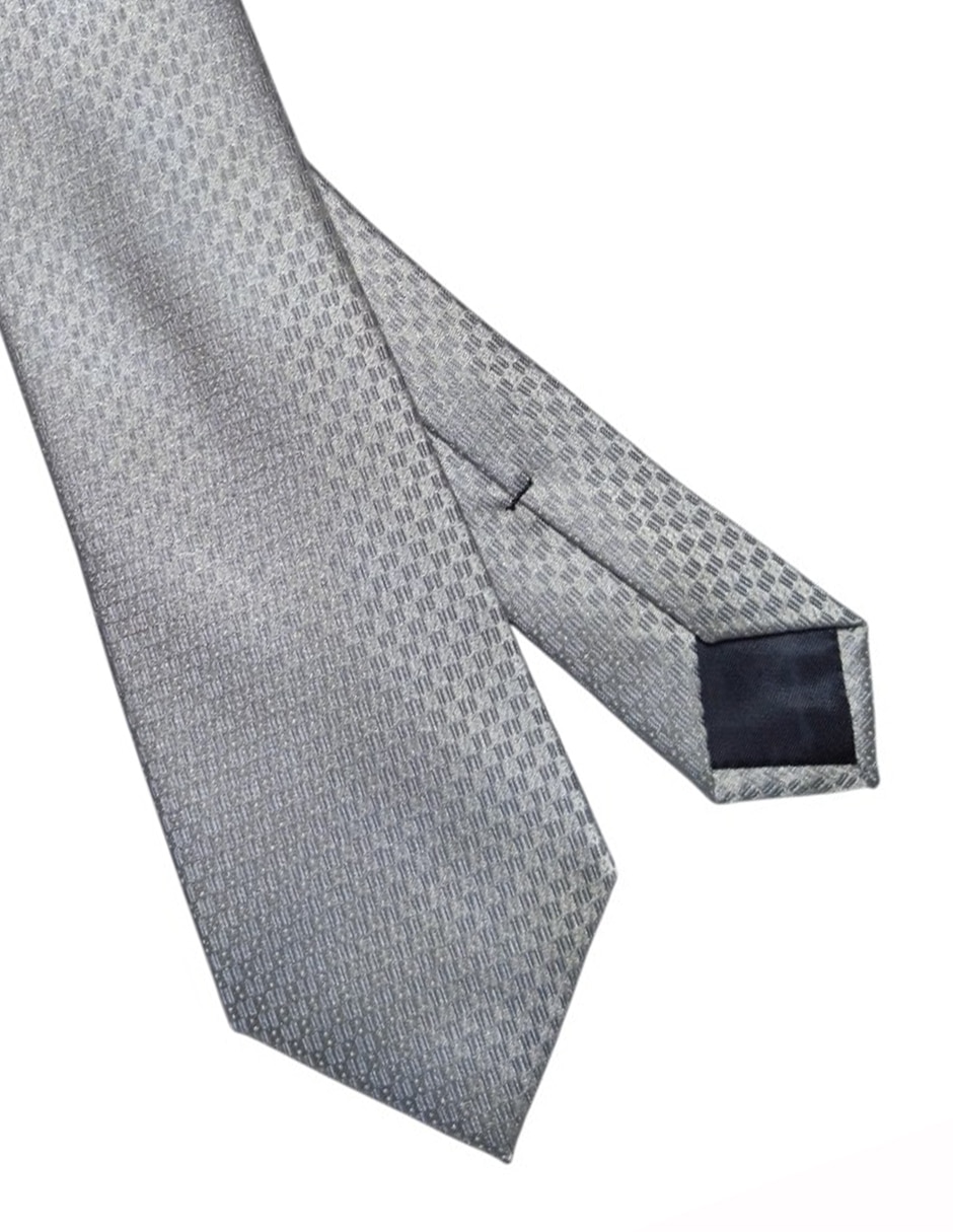 Corbata regular de seda estampado para hombre 2