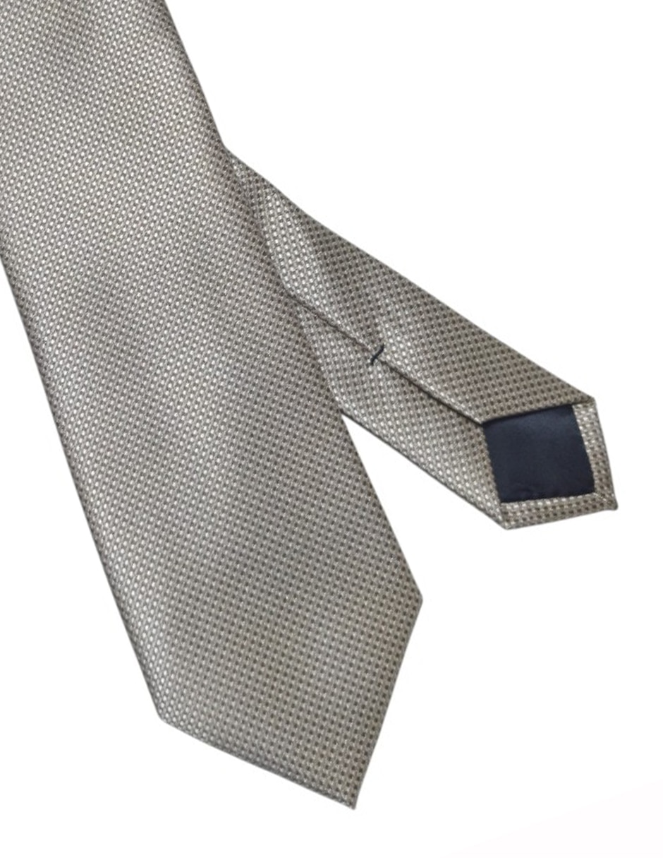 Corbata regular de seda estampado para hombre 2