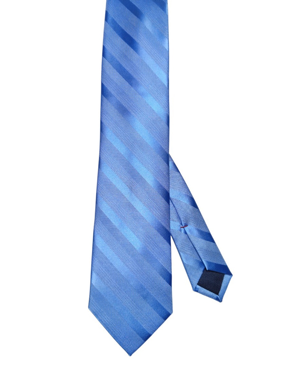 Corbata Hilfiger regular de seda estampado a rayas para hombre