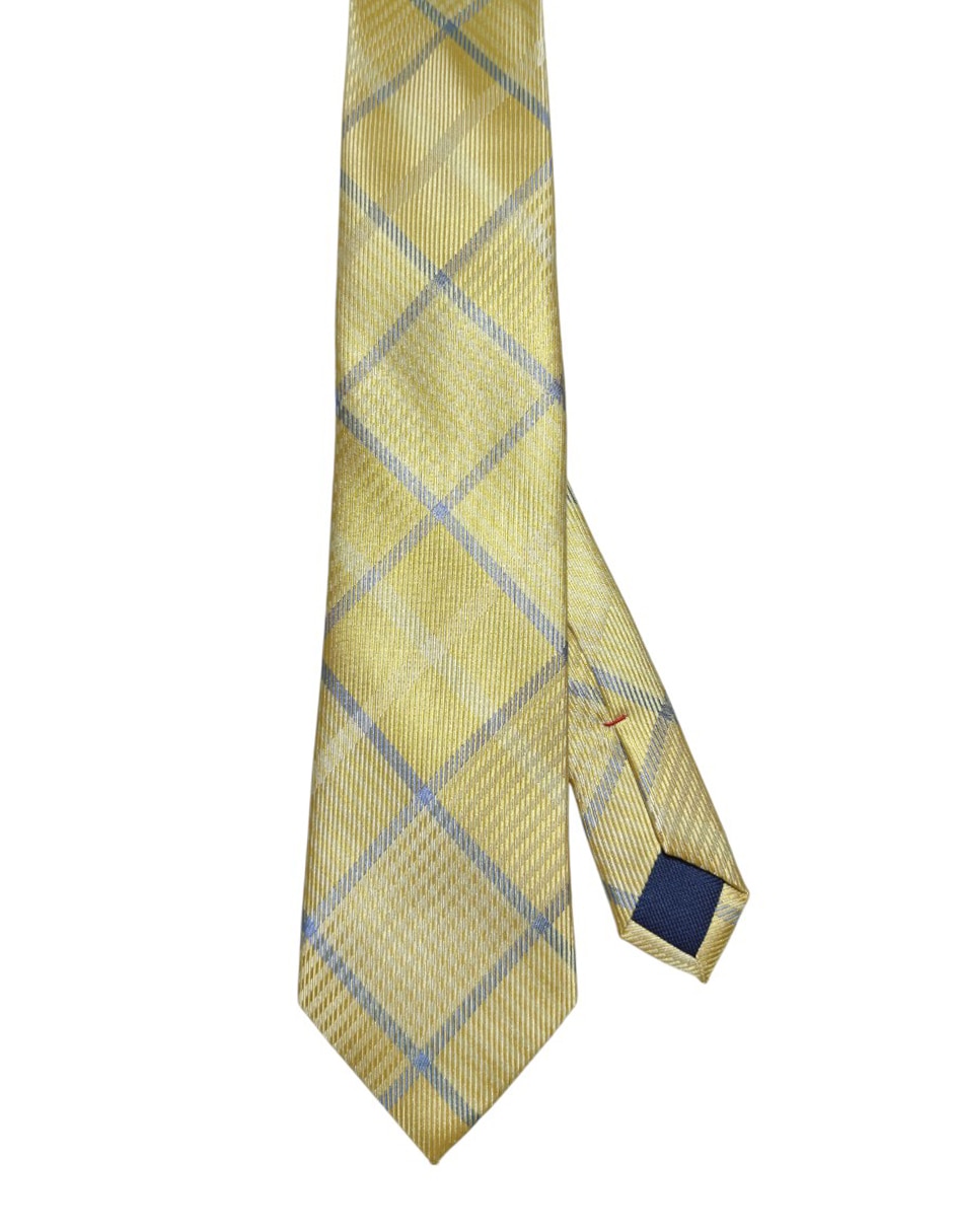 Corbata Hilfiger regular de seda estampado a cuadros para hombre