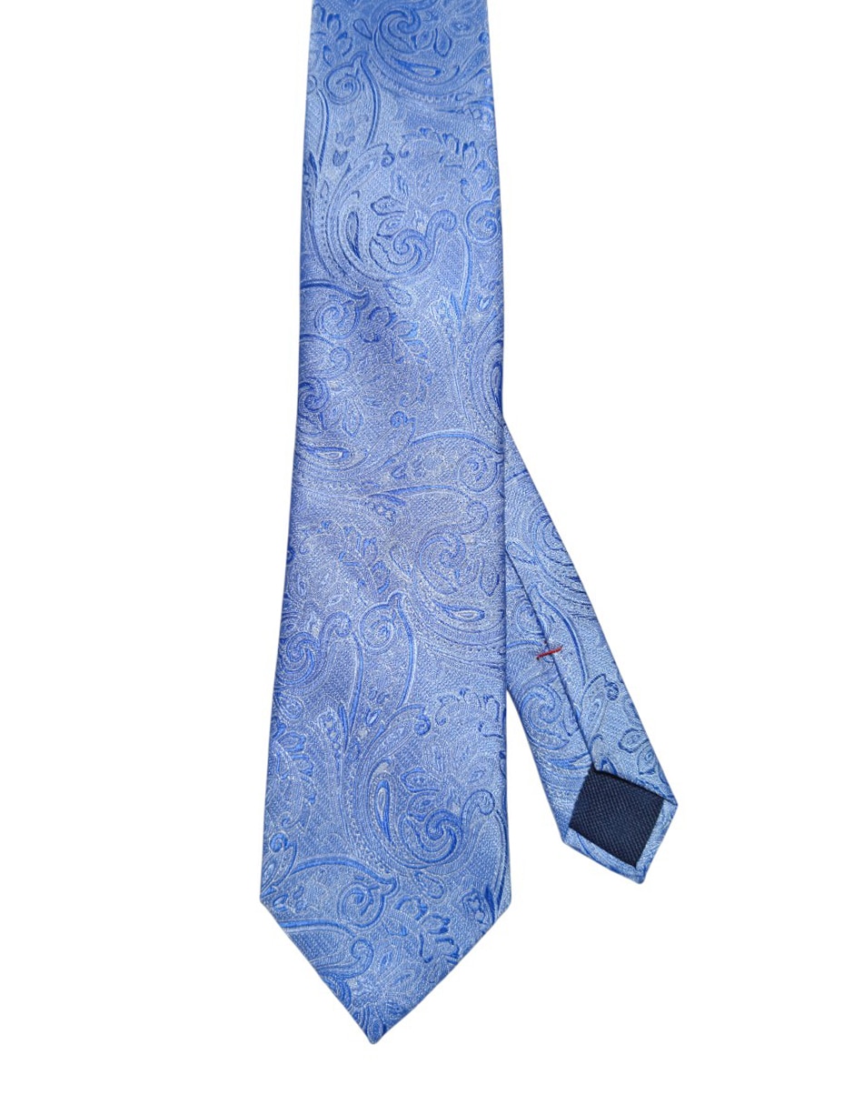 Corbata Hilfiger regular de seda estampado paisley para hombre