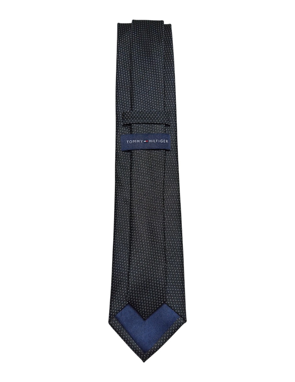 Corbata Hilfiger regular de seda estampada para hombre 3