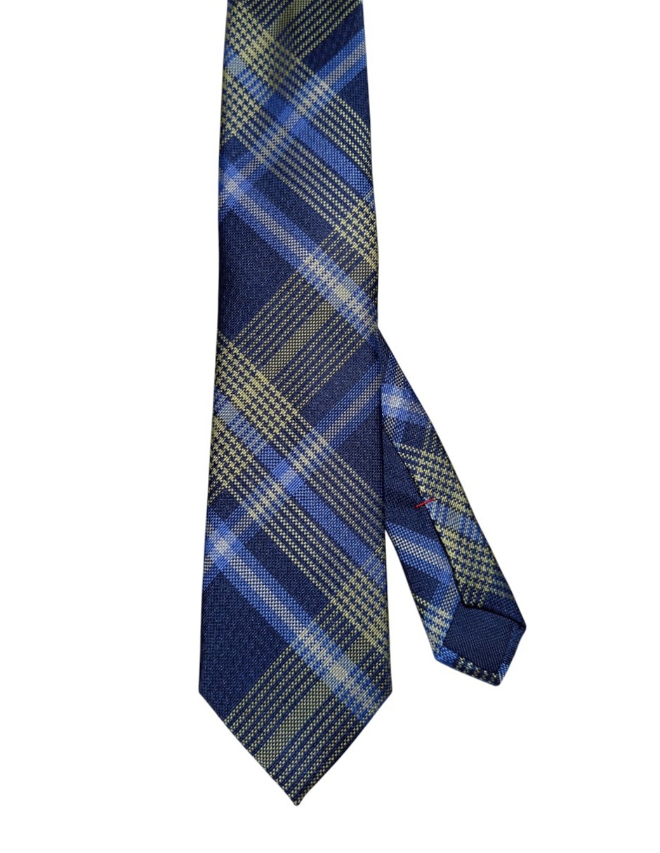 Corbata Hilfiger regular de seda estampado a cuadros para hombre