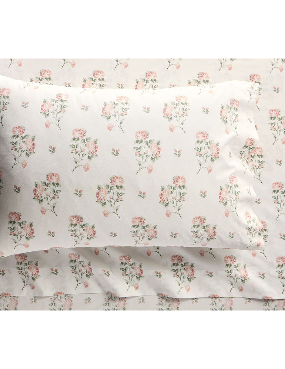 Juego de sábanas de algodón Bria Hammel Rose