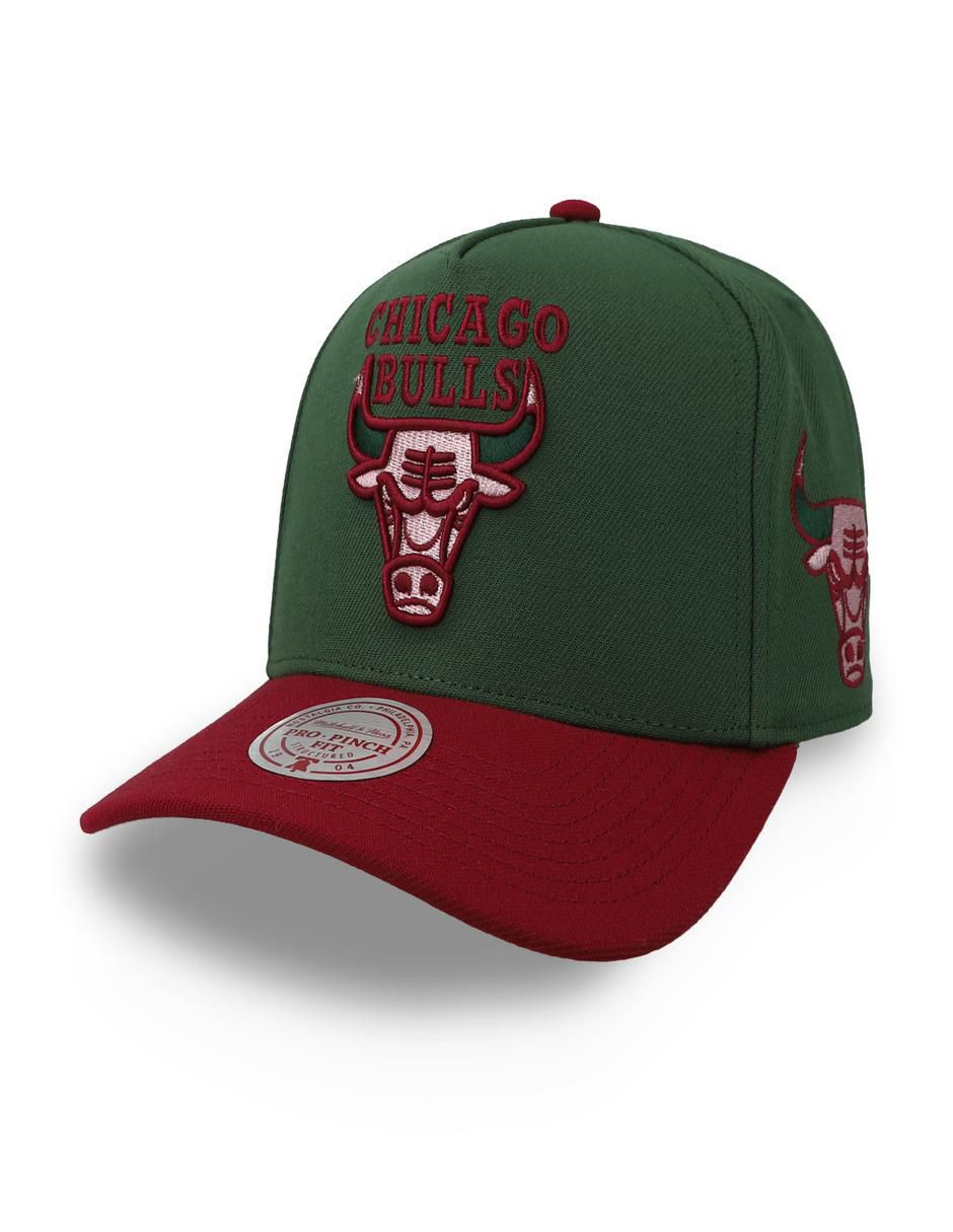 Gorra visera curva snapback para básquetbol Mitchell And Ness Chicago Bulls Unisex