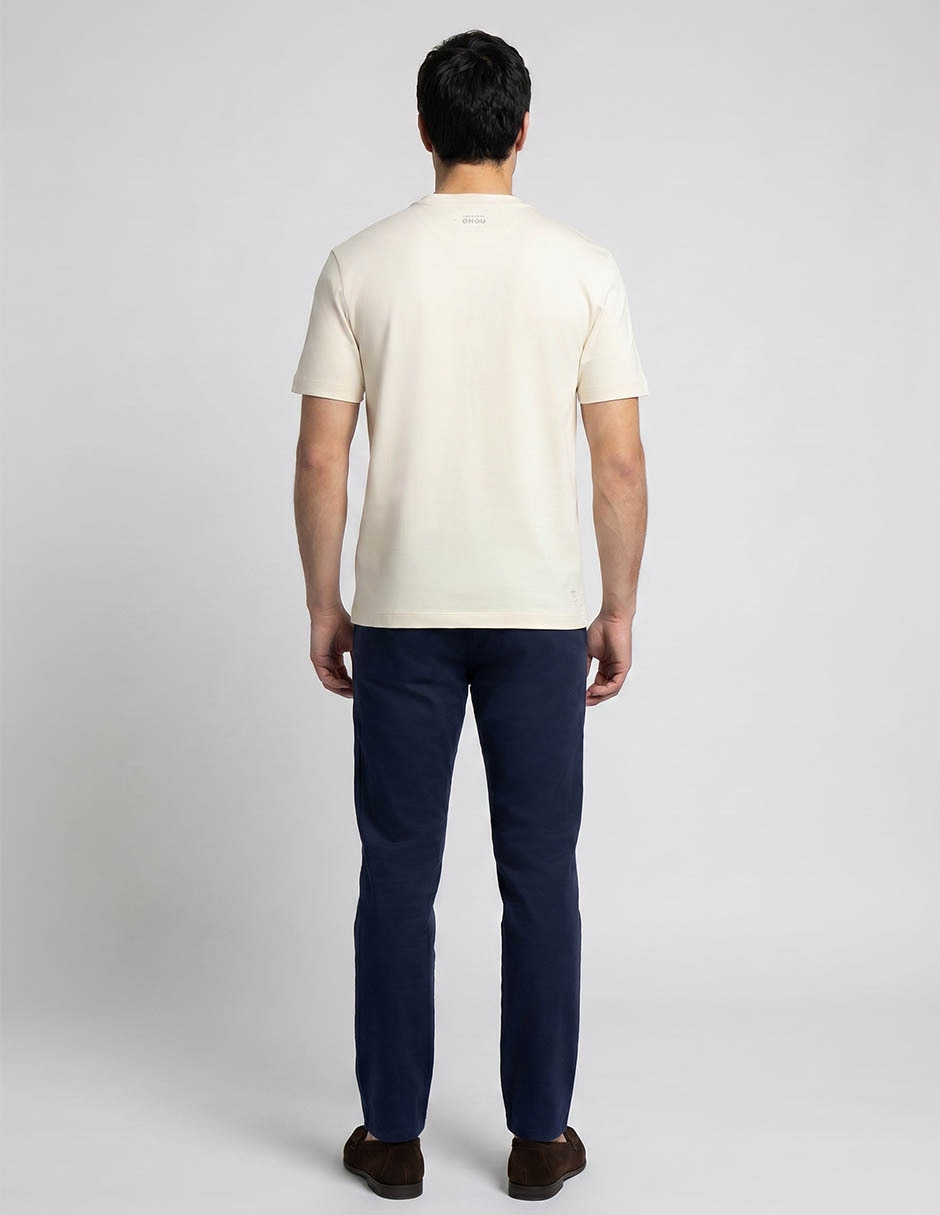Playera cuello redondo para hombre