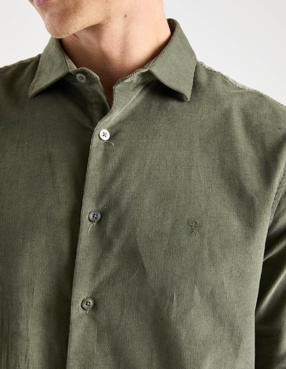 Camisa casual de algodón manga larga para hombre 3