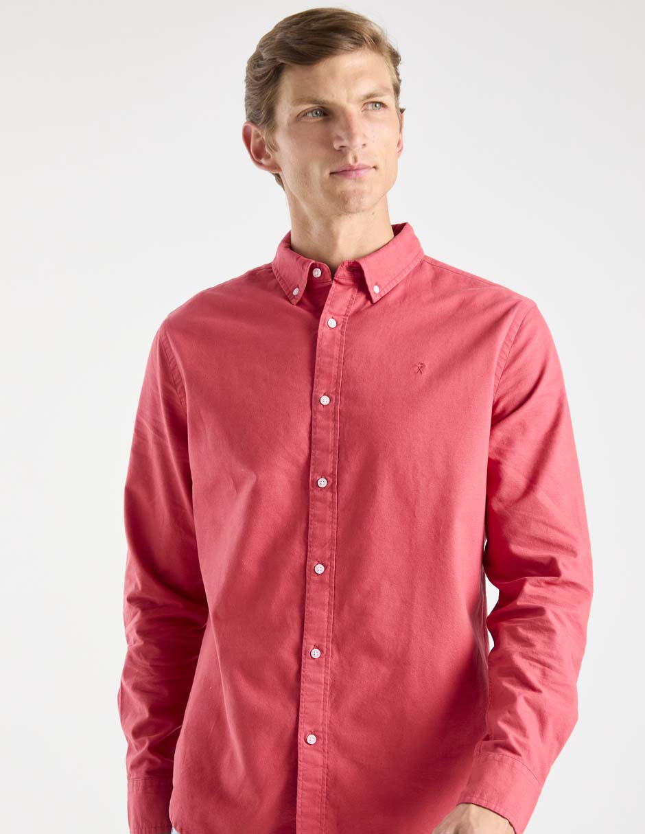 Camisa casual manga larga para hombre 2